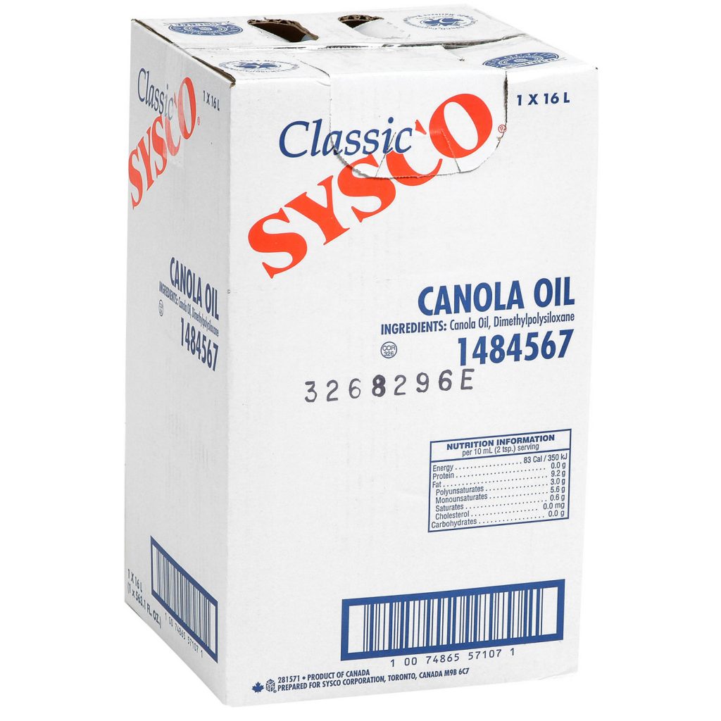 Canola Oil (Bulk 16L) Grocery Shop Online Canada